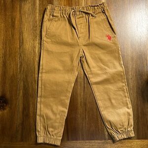 (4T) U.S. Polo Tan Pants! (LIKE NEW)
